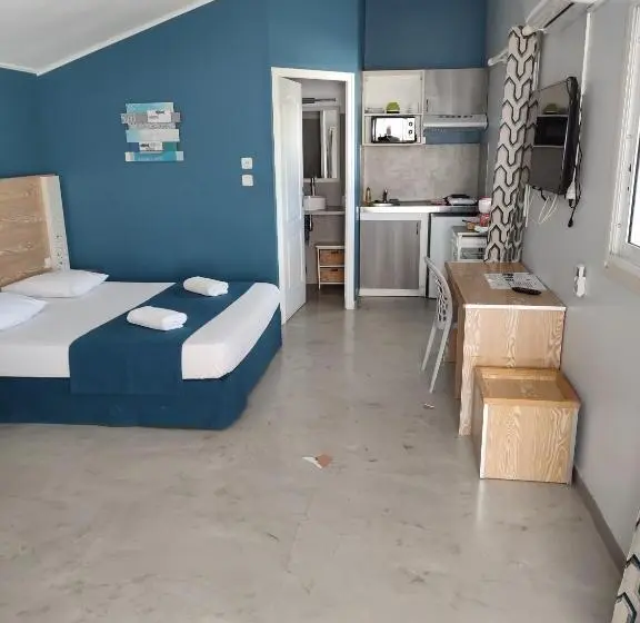 اتاق استاندارد با تراس و چشم‌انداز دریا, Marina , 2mn à Pieds Plage Boucan Canot