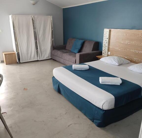 اتاق استاندارد با تراس و چشمانداز دریا, Marina , 2mn à Pieds Plage Boucan Canot