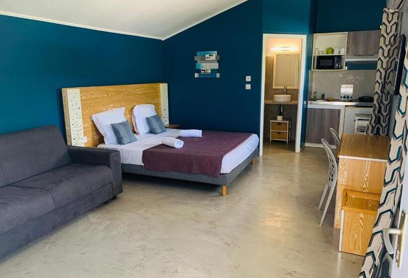 اتاق استاندارد با تراس و چشمانداز دریا, Marina , 2mn à Pieds Plage Boucan Canot