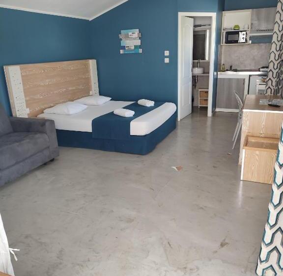 اتاق استاندارد با تراس و چشمانداز دریا, Marina , 2mn à Pieds Plage Boucan Canot