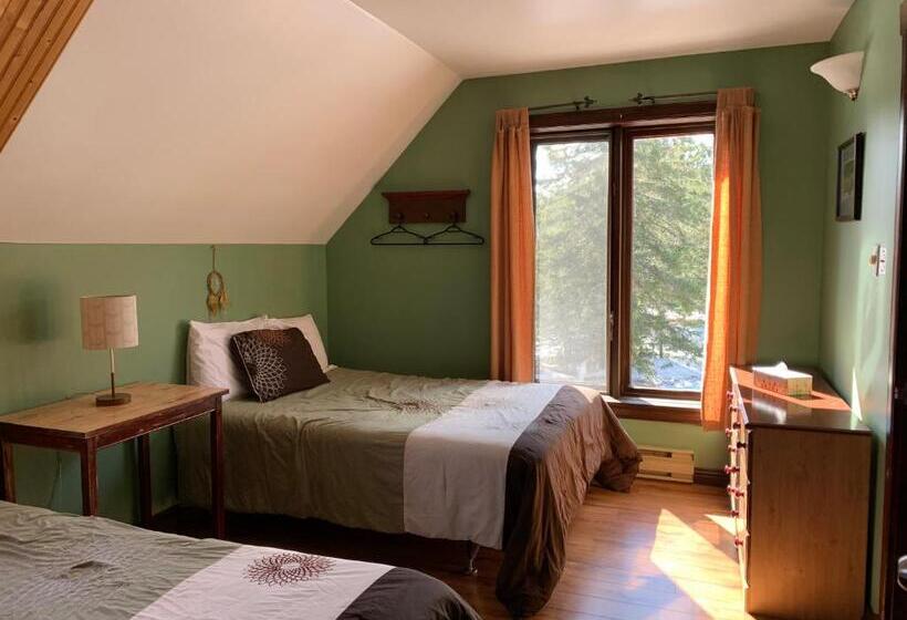 חדר סטנדרט שתי מיטות זוגיות, L'auberge Refuge Du Trappeur