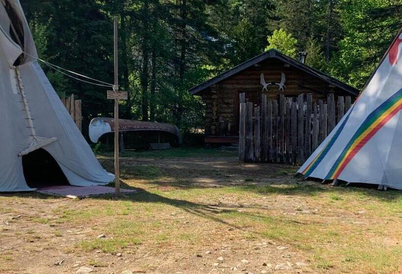 חדר סטנדרט שתי מיטות זוגיות, L'auberge Refuge Du Trappeur