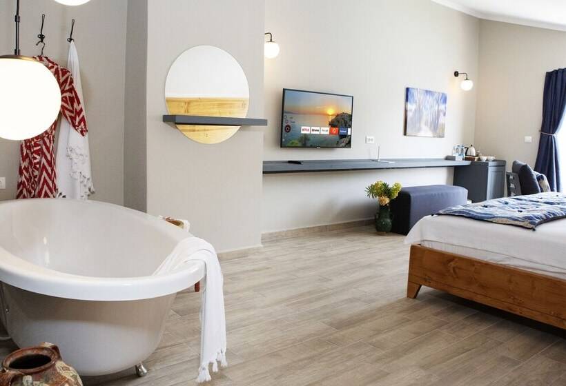 סוויטת ג'וניור דלוקס נוף לים, Suna Sun Hotel   Adult Only