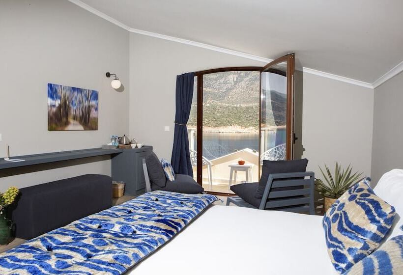 סוויטת ג'וניור דלוקס נוף לים, Suna Sun Hotel   Adult Only