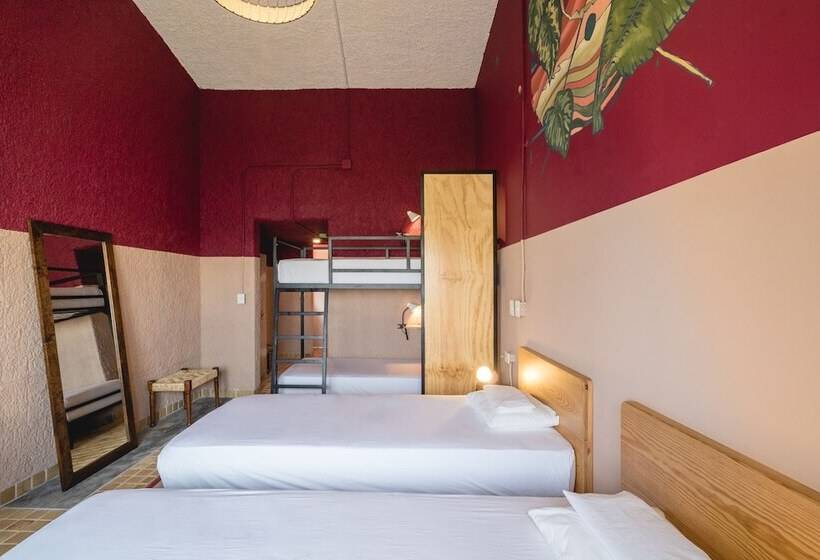 Кровать в Общей Комнате, Selina Cancun Laguna  Zone Hotelera