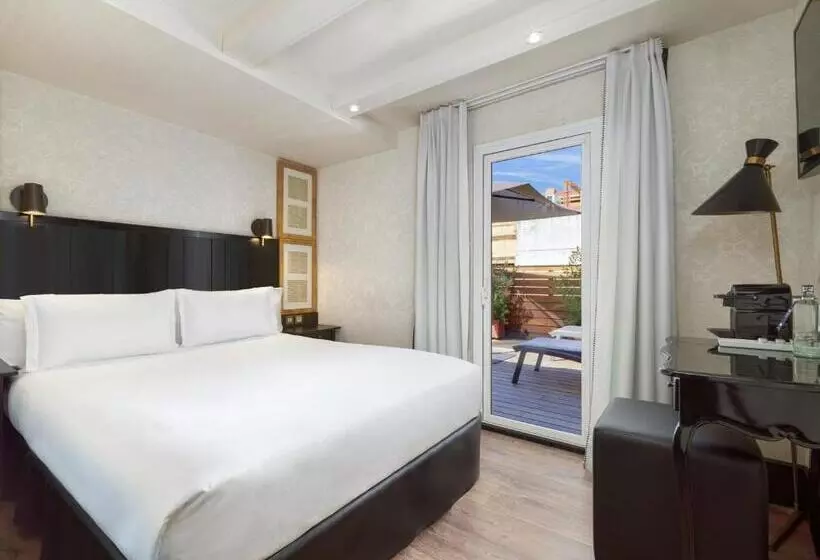 اتاق لوکس با تراس, Boutique Hotel H10 Catalunya Plaza