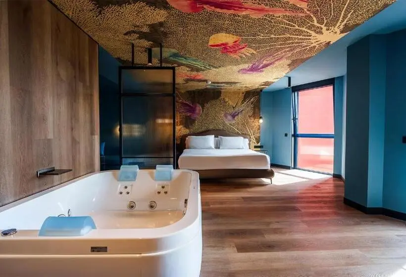 キングサイズベッドのスイートルーム, Spirit Hotel Ciudad de Burgos