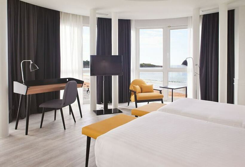 חדר דלוקס נוף לים, Silken Rio Santander