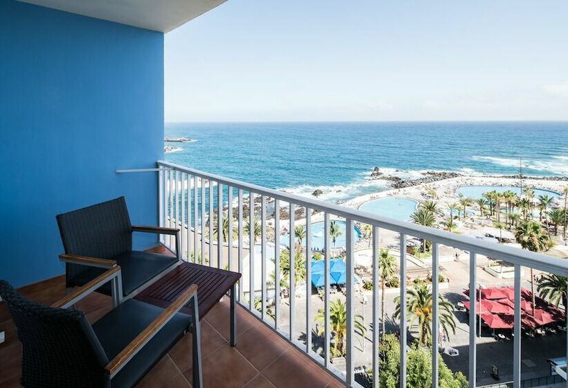 חדר סטנדרט נוף לים עם מרפסת, Catalonia Las Vegas - Adults Only