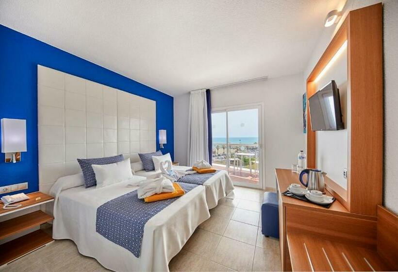 غرفة ديلوكس مطلّة علي البحر مزوَّدة بشُرفة, Ibersol Torremolinos Beach
