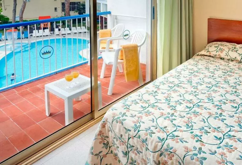 اتاق استاندارد با چشم‌انداز استخر, Ght Costa Brava & Spa