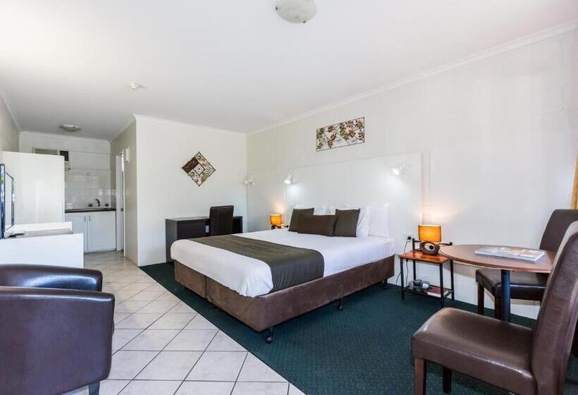 חדר דחוקס עם מיטת קינג, Elkira Court Motel