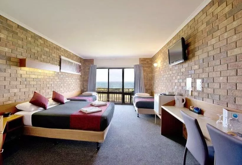 اتاق استاندارد چهار تخته با چشم‌انداز دریا, Kangaroo Island Seaside Inn