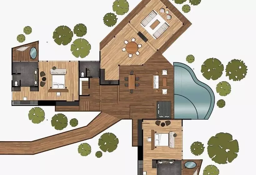 スタンダードルーム, Silky Oaks Lodge