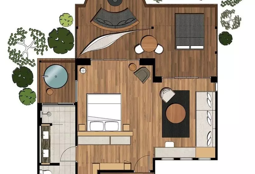 スイート, Silky Oaks Lodge