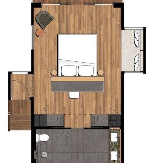 1ベッドルームハウス, Silky Oaks Lodge