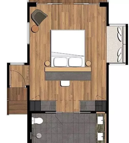 1ベッドルームハウス, Silky Oaks Lodge