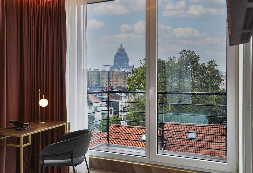 Deluxe Kamer met Balkon, The Scott Hotel Brussels