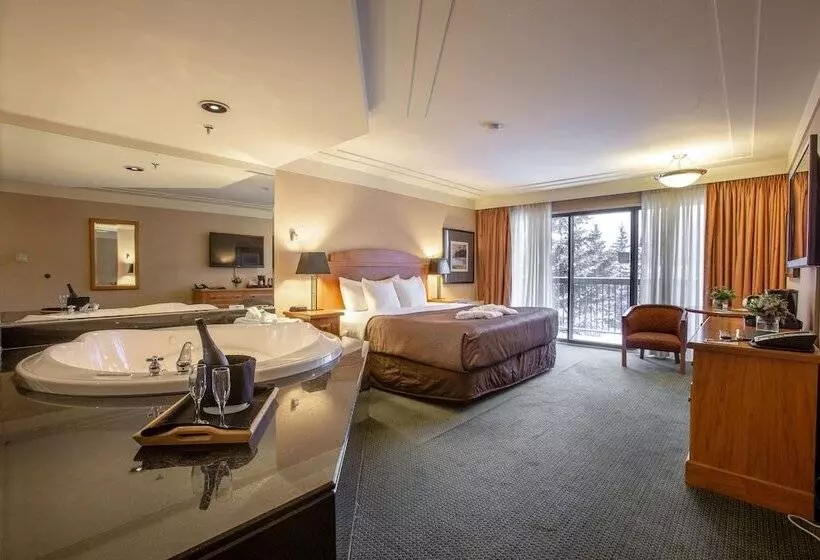 Deluxe-huone Poreallas, Banff Park Lodge