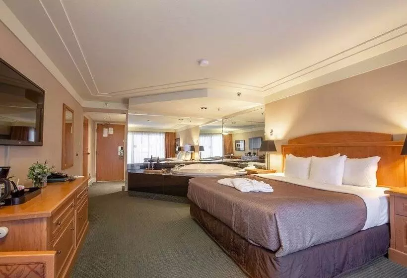 Deluxe-huone Poreallas, Banff Park Lodge