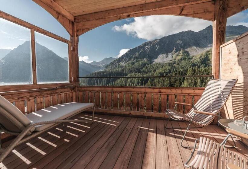 带1个卧室带观景的公寓, Alpensonne Panoramazimmer & Restaurant