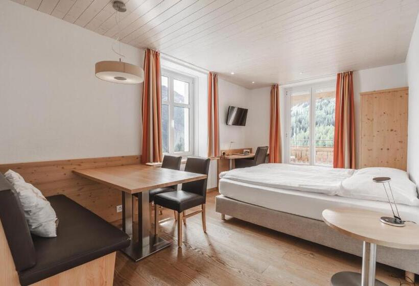 带1个卧室带观景的公寓, Alpensonne Panoramazimmer & Restaurant