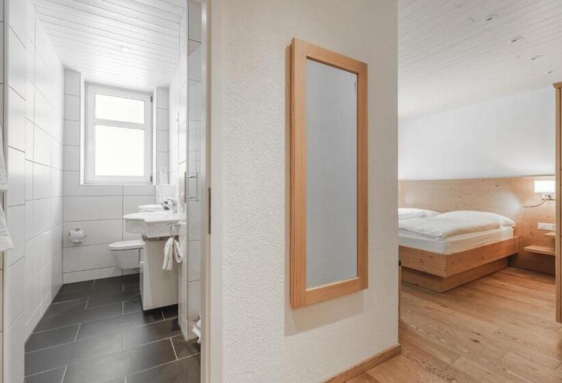 带1个卧室带观景的公寓, Alpensonne Panoramazimmer & Restaurant