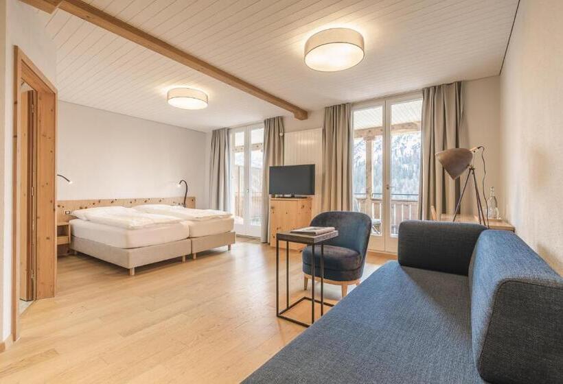 可观景的小型套房, Alpensonne Panoramazimmer & Restaurant