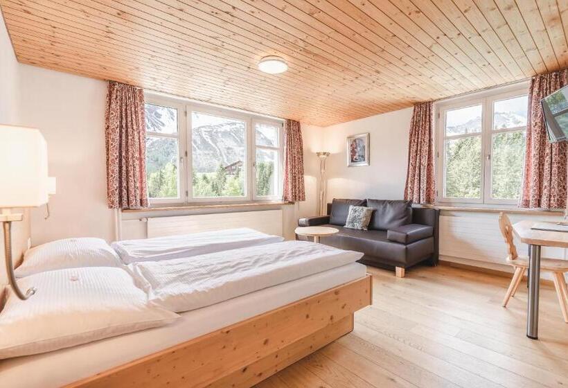 带2个卧室的公寓, Alpensonne Panoramazimmer & Restaurant