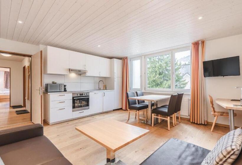 带2个卧室的公寓, Alpensonne Panoramazimmer & Restaurant