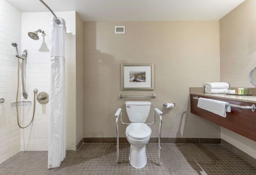 景色の見えるダブルベッドスタンダードルーム, Hilton Saint John