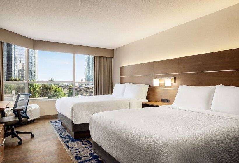 غرفه قياسيه سريرين مزدوجين, Holiday Inn Express Vancouvermetrotown