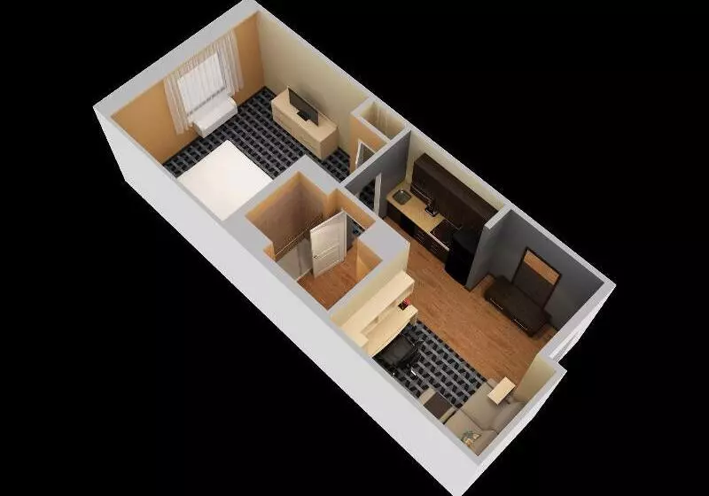 سوئیت با تخت بزرگ, Towneplace Suites By Marriott London