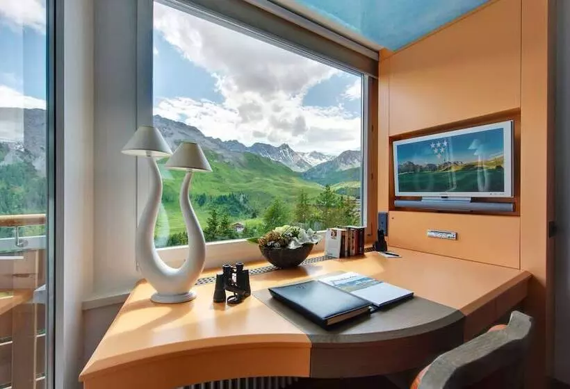 デラックスルーム, Tschuggen Grand Hotel   The Leading Hotels Of The World