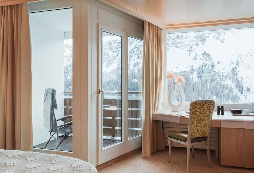 デラックスルーム, Tschuggen Grand Hotel   The Leading Hotels Of The World