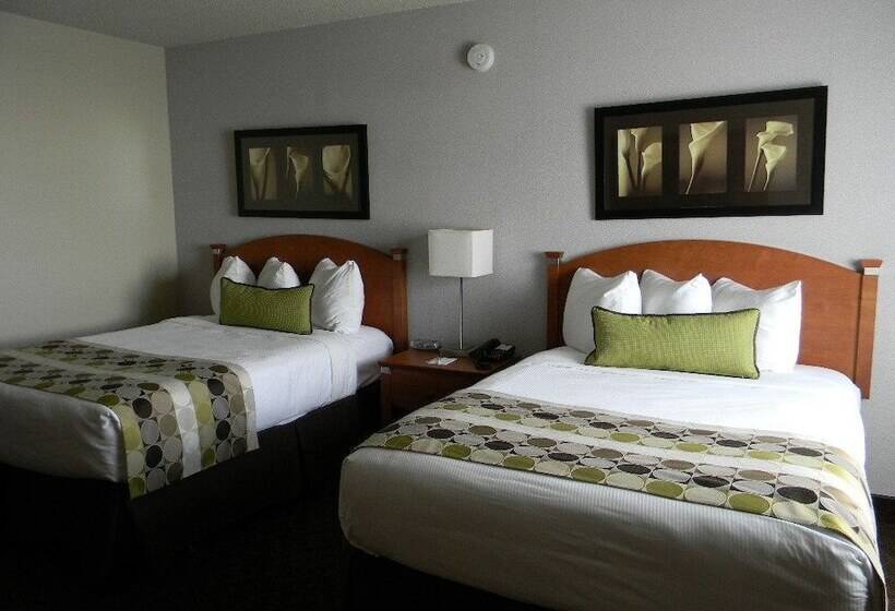 ２ダブルベッドのスタンダードルーム, Quality Inn Rouynnoranda