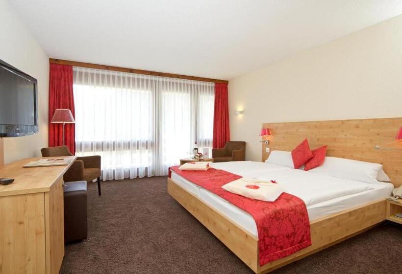 발코니 수피리어 룸, Central Sporthotel Davos