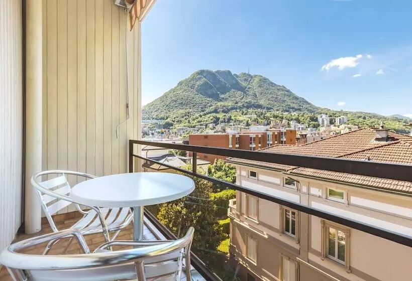 Comfort room with balcony, Delfino Lugano