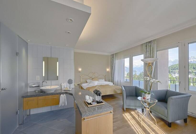 Номер Superior с Видом, Eden Spiez