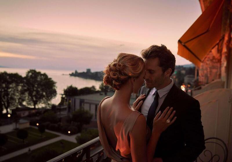 标准间带湖景, Fairmont Le Montreux Palace