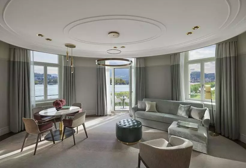 Suite with lake view, Mandarin Oriental Palace, Luzern