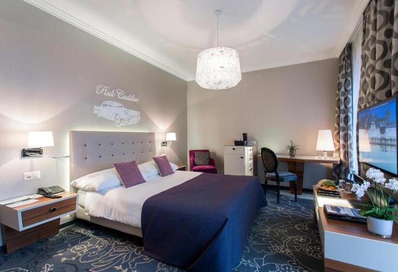 带城市景观的标准间, Schweizerhof Luzern