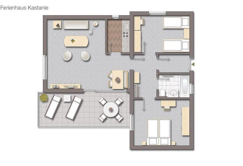 1-Schlafzimmer-Haus, Sporthotel Grafenwald