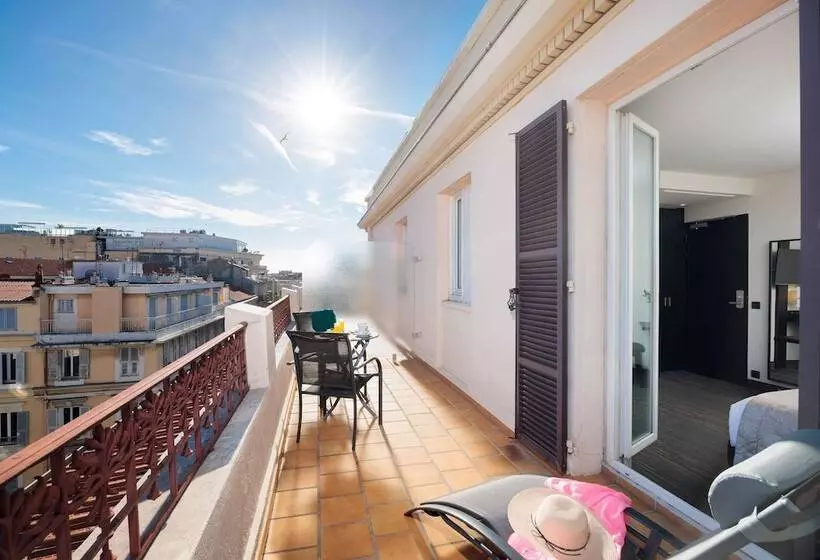 テラス付きデラックスルーム, Best Western Plus Hôtel Massena Nice