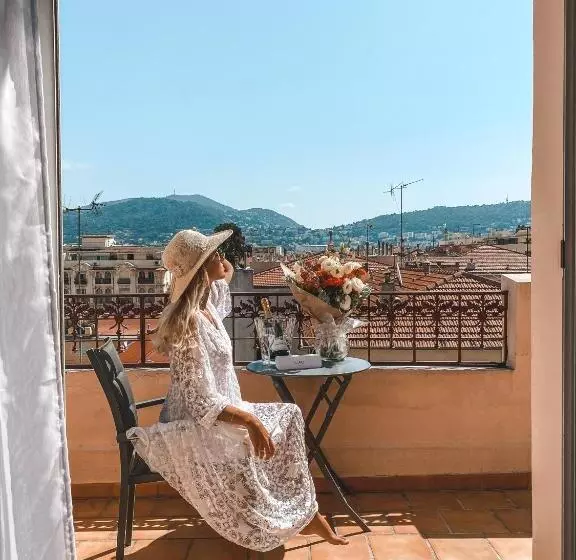 اتاق سوپریور با بالکن, Best Western Plus Hôtel Massena Nice