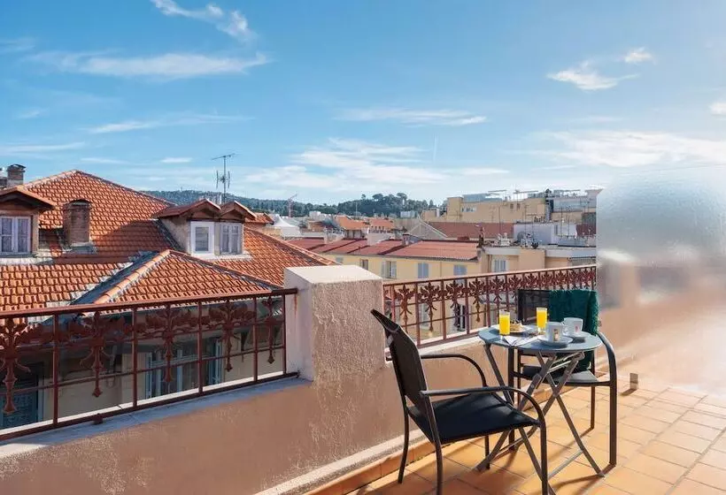 テラス付きデラックスルーム, Best Western Plus Hôtel Massena Nice