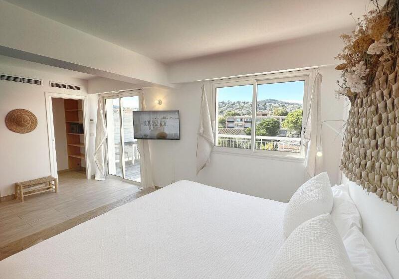 带露台的豪华间, Blanc Sable