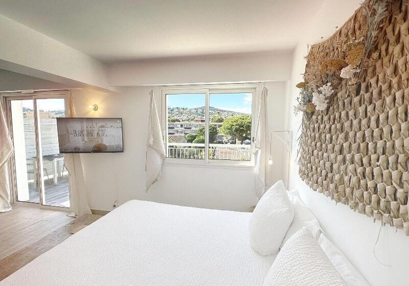 带露台的豪华间, Blanc Sable