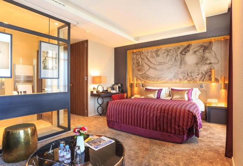 اتاق لوکس با تخت بزرگ, Grand Hotel La Cloche Dijon   Mgallery