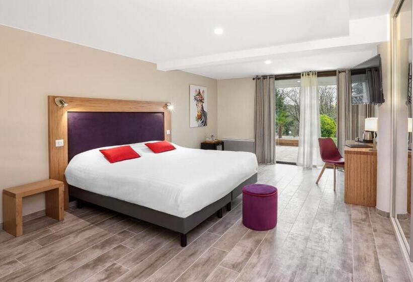 חדר סטנדרט עם מיטת קינג, Restaurant Laborderie